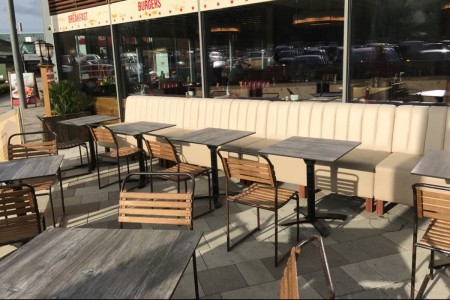 Friendly Phil's Diner - outside Seating Area