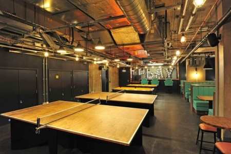 Commercial Fitters UK - Spitalfields London, table tennis and booths