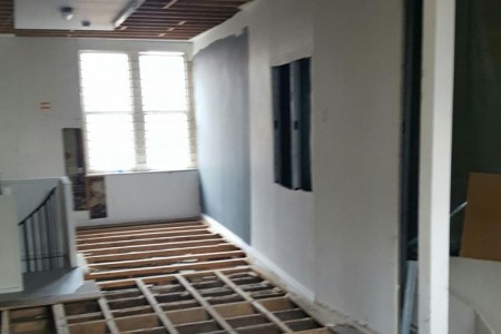 Le Creuset, St Albans - shop renovation - during process