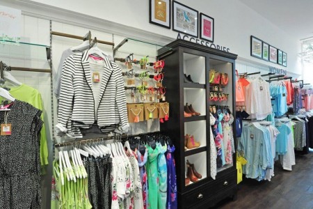 Joules, Cheltenham - interior with bespoke displays and cabinets