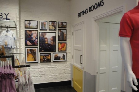 Joules, Waterloo Station - fitting rooms interior