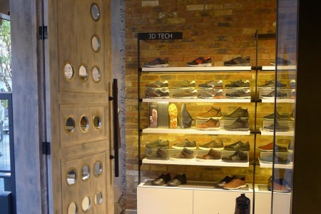 Geox, Oxford Street, London - shopfitting interior, bespoke displays