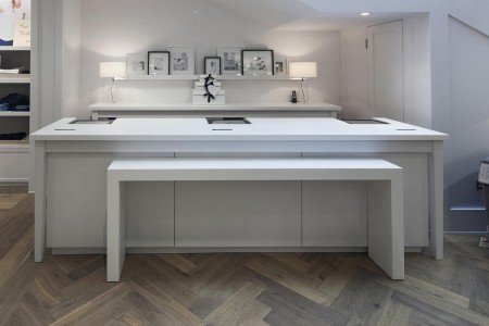 Bespoke Retail Joinery, The White Company, Cash Desk
