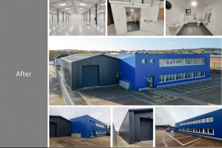 Unit 29 & 30 Solent Industrial Estate, Hedge End, Refurb & Build, Flooring, Roofing, Cladding, Rip-out