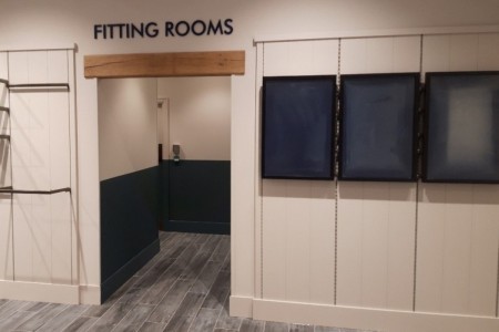Joules, Cannock - fitting rooms entrance 