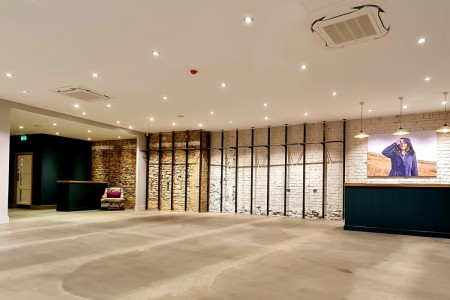 Joules, Cirencester - interior with open brickwork