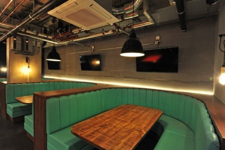 Commercial Fittings UK - Spitalfields London, booth seating areas