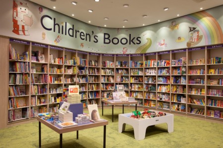 Foyles bookstore, Chelmsford - children's books display