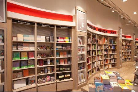 Bespoke Retail Joinery, Foyles, Book Shelves