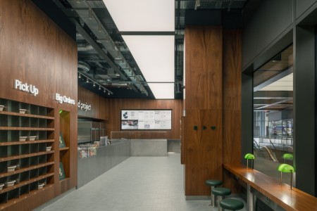 The Salad Project, Interior, Glazing, Bespoke Joinery, Counter, Flooring, Decorations, Modern Interior, Lighting