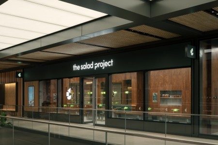 The Salad Project, Shopfront, Interior, Glazing, Bespoke Joinery, Counter, Flooring, Decorations, Modern Interior, Lighting